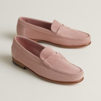 モカシン - ピンク - レディースシューズ | Hermès - エルメス-公式サイト